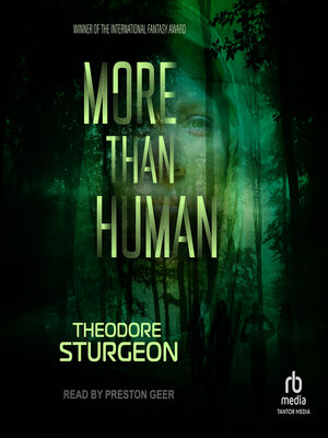 More Than Human - Audiobook